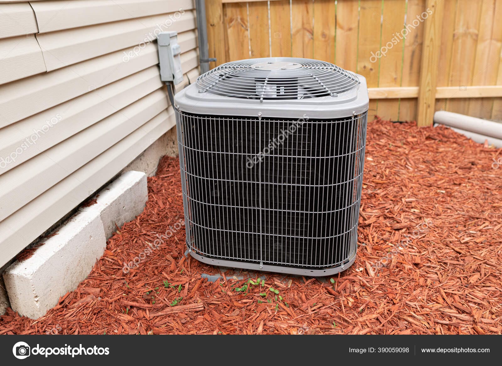 Air Conditioner Has Been Properly Installed And Is Cooling On A